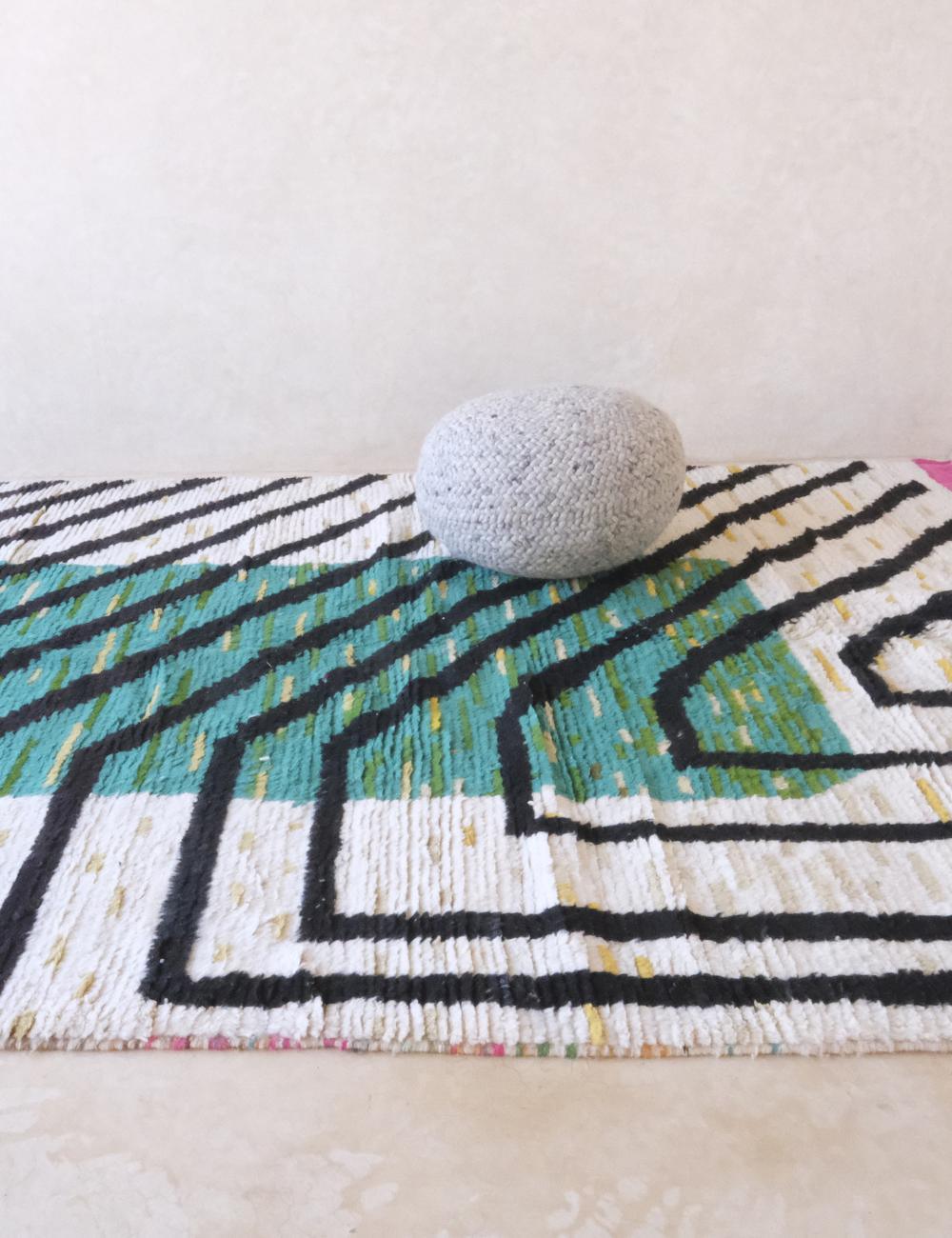 2020s Moroccan Boujad Wool Rug 12.7 x 8 ft / 387 x 246 cm - Surcoma