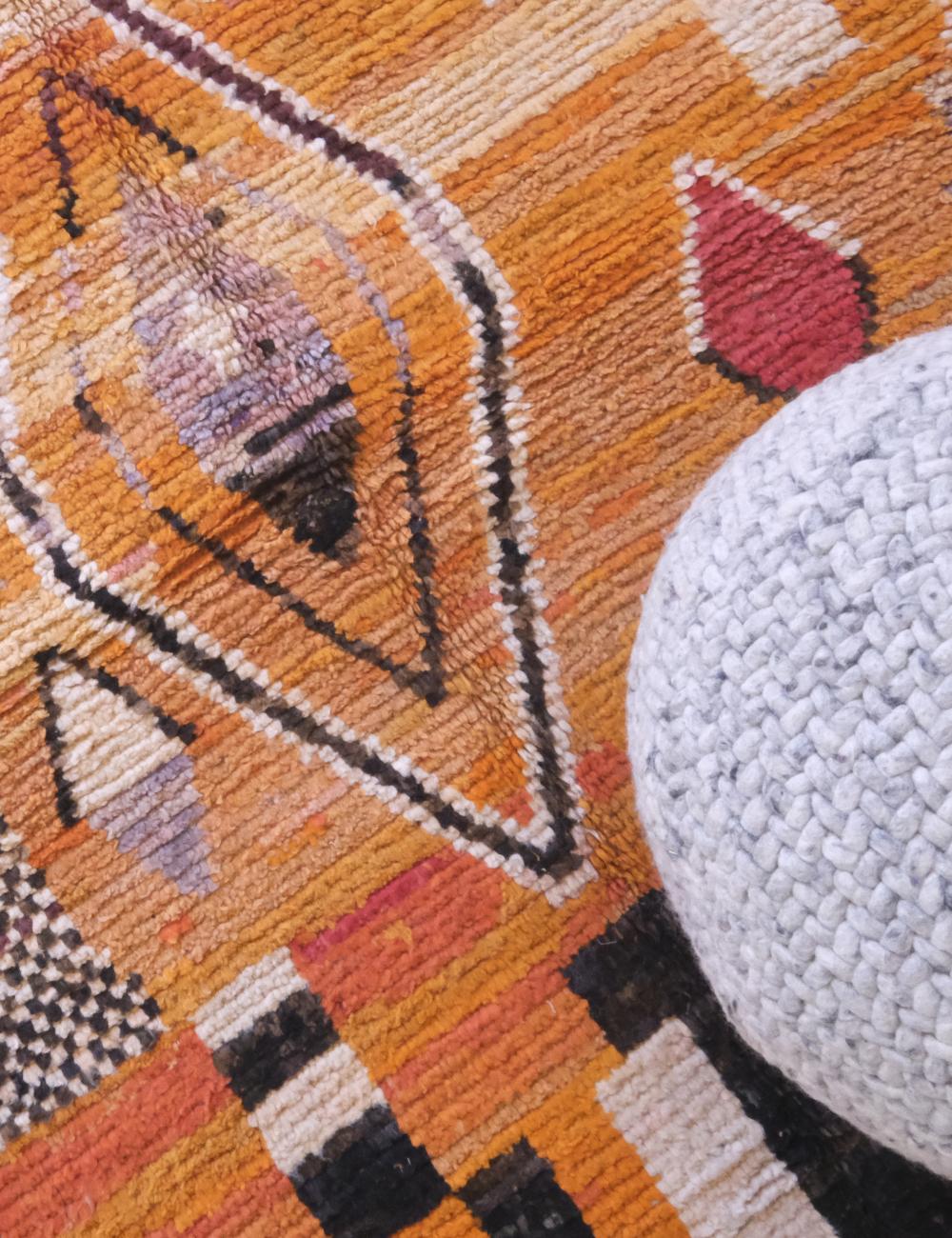 Moroccan Modern Boujad Wool Rug 8.4 x 5.4 ft / 257 x 167 cm