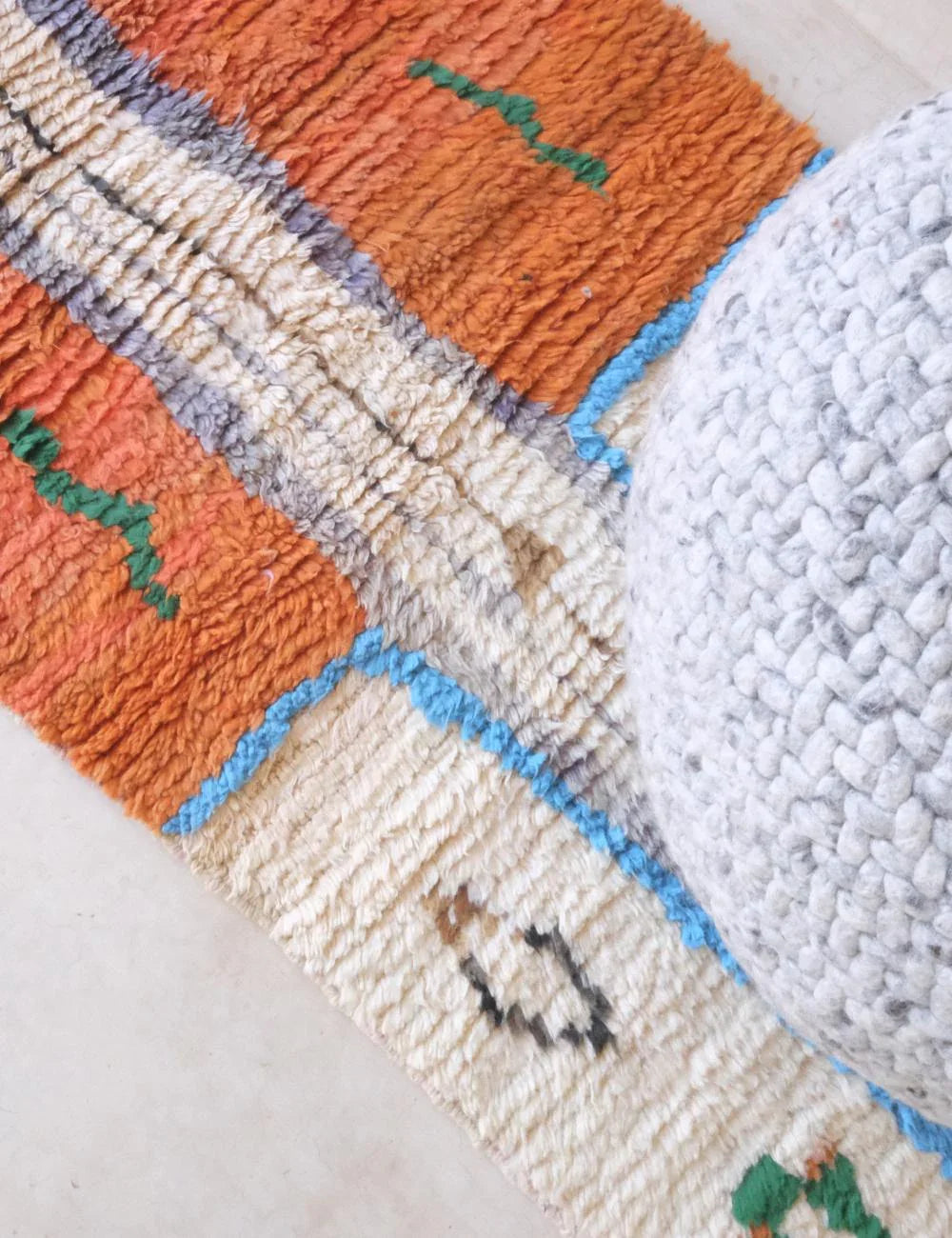 Moroccan Hallway Runner Rug 13.1 x 2.6 ft / 398 x 80 cm - Surcoma