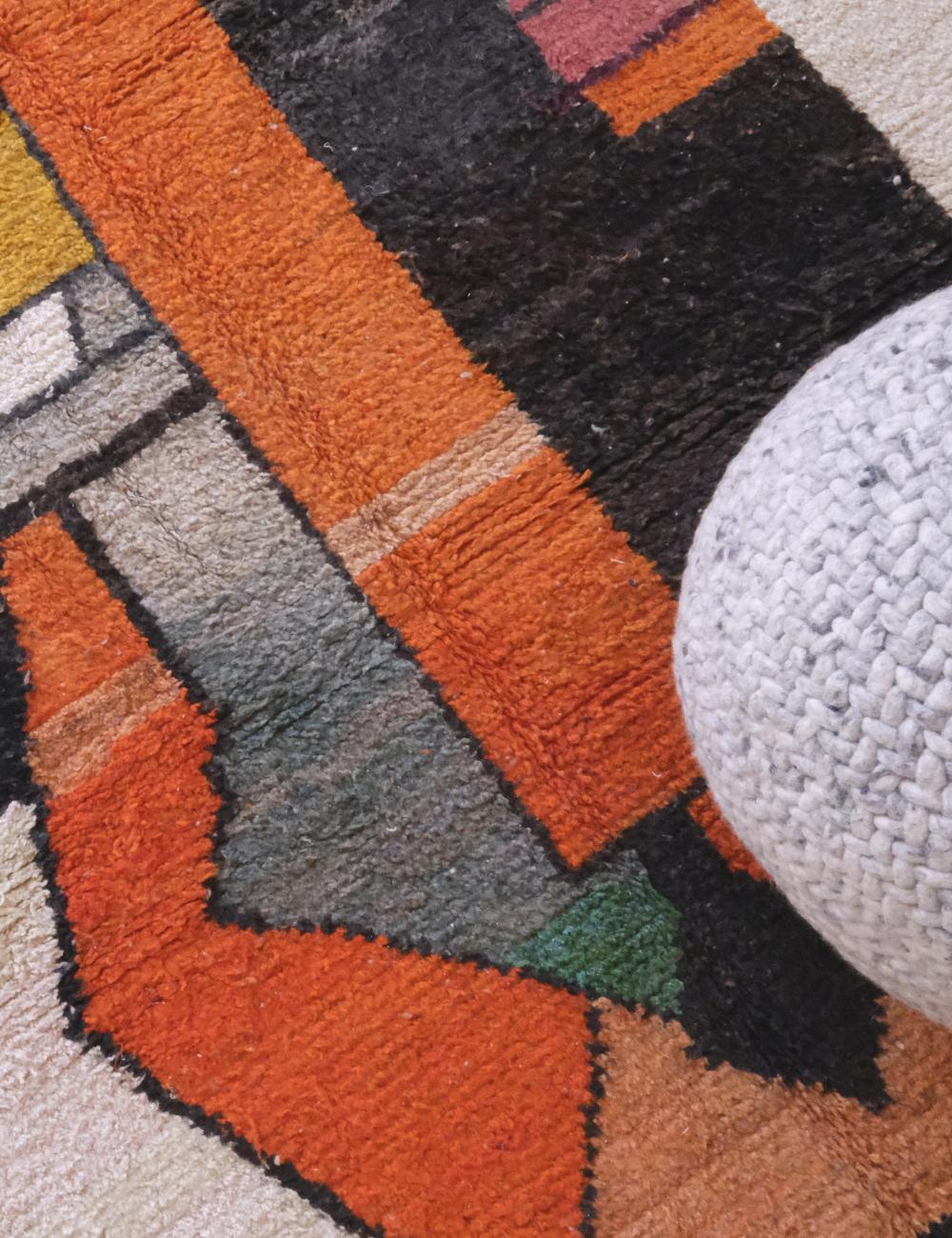 Moroccan Modern Boujad Wool Rug 9.8 x 6.7 ft / 300 x 206 cm - Surcoma