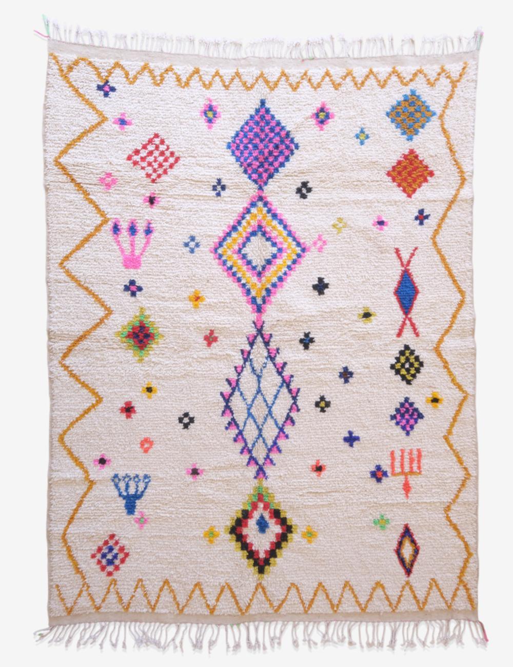 Moroccan Neon Rug 9.4 x 6.9 ft / 286 x 213 cm - Surcoma