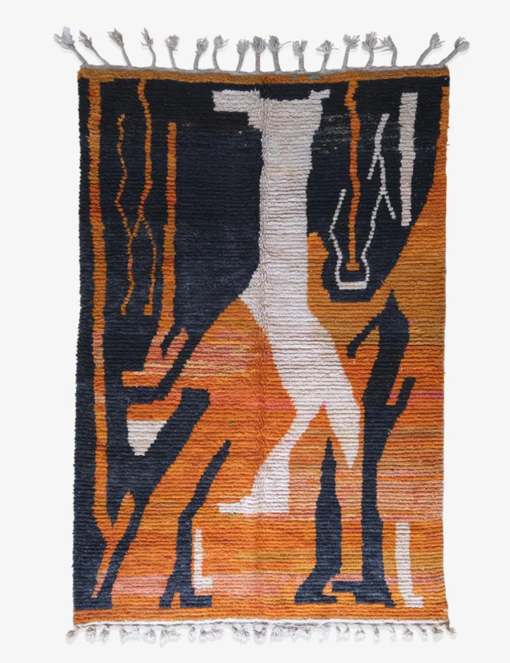 Moroccan Orange Modern Rug 9.7 x 6.3 ft / 297 x 194 cm - Surcoma