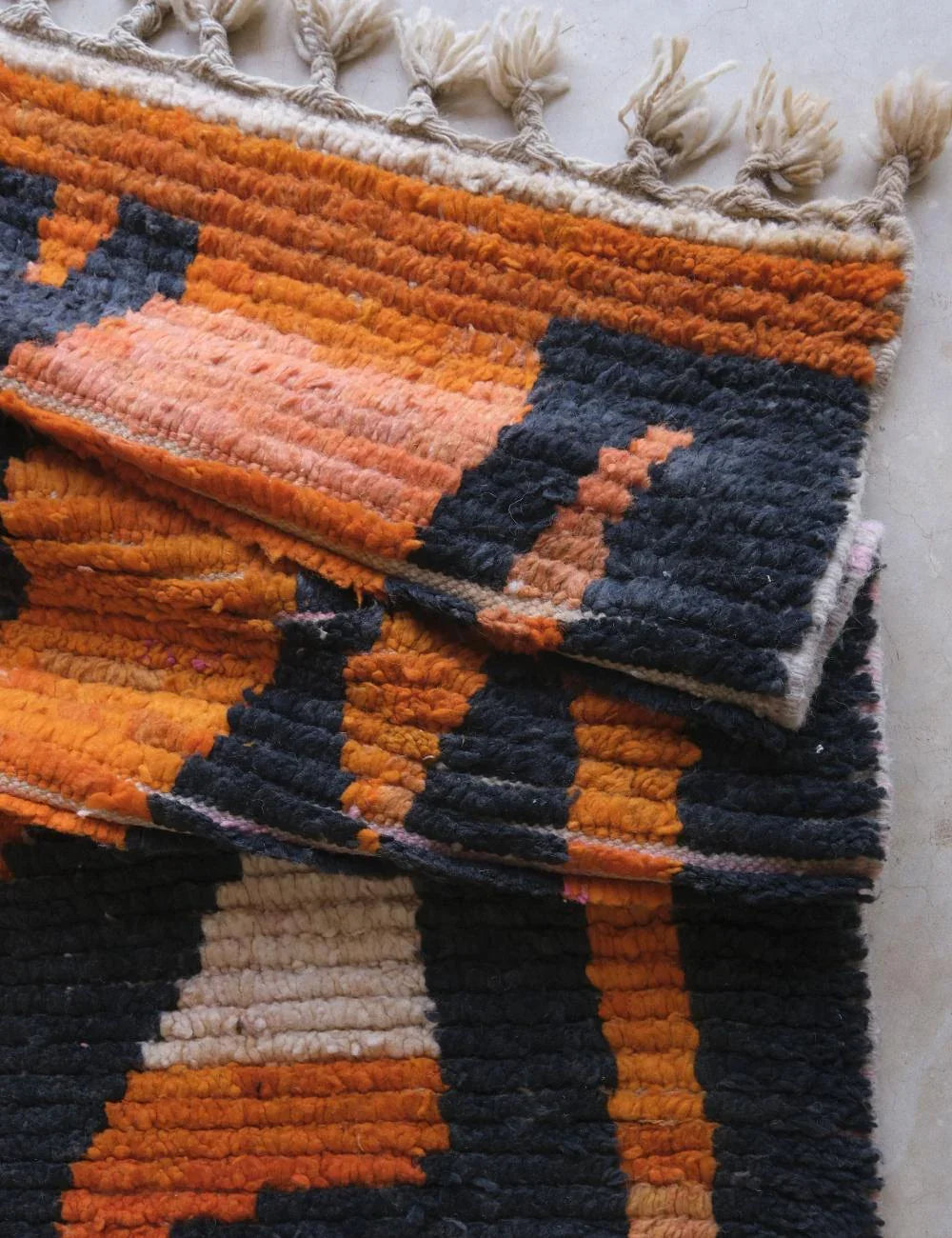 Moroccan Orange Modern Rug 9.7 x 6.3 ft / 297 x 194 cm - Surcoma