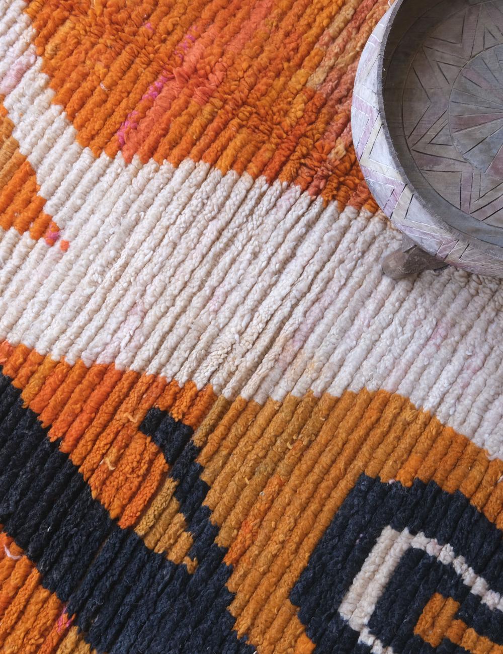 Moroccan Orange Modern Rug 9.7 x 6.3 ft / 297 x 194 cm - Surcoma