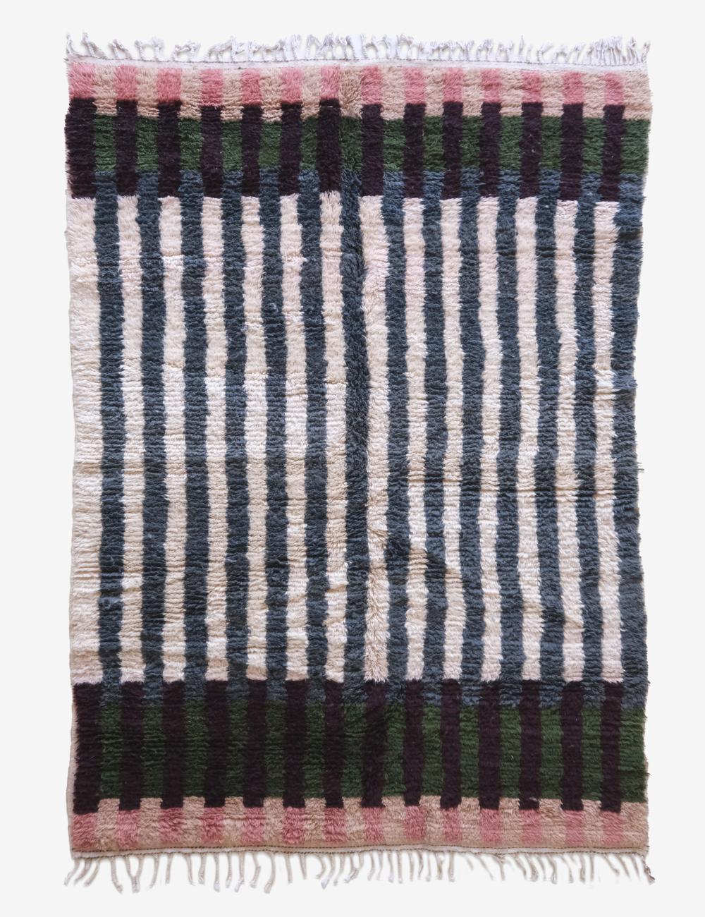 Moroccan Ourika Wool Rug 9.2 x 6.4 ft / 280 x 195 cm - Surcoma