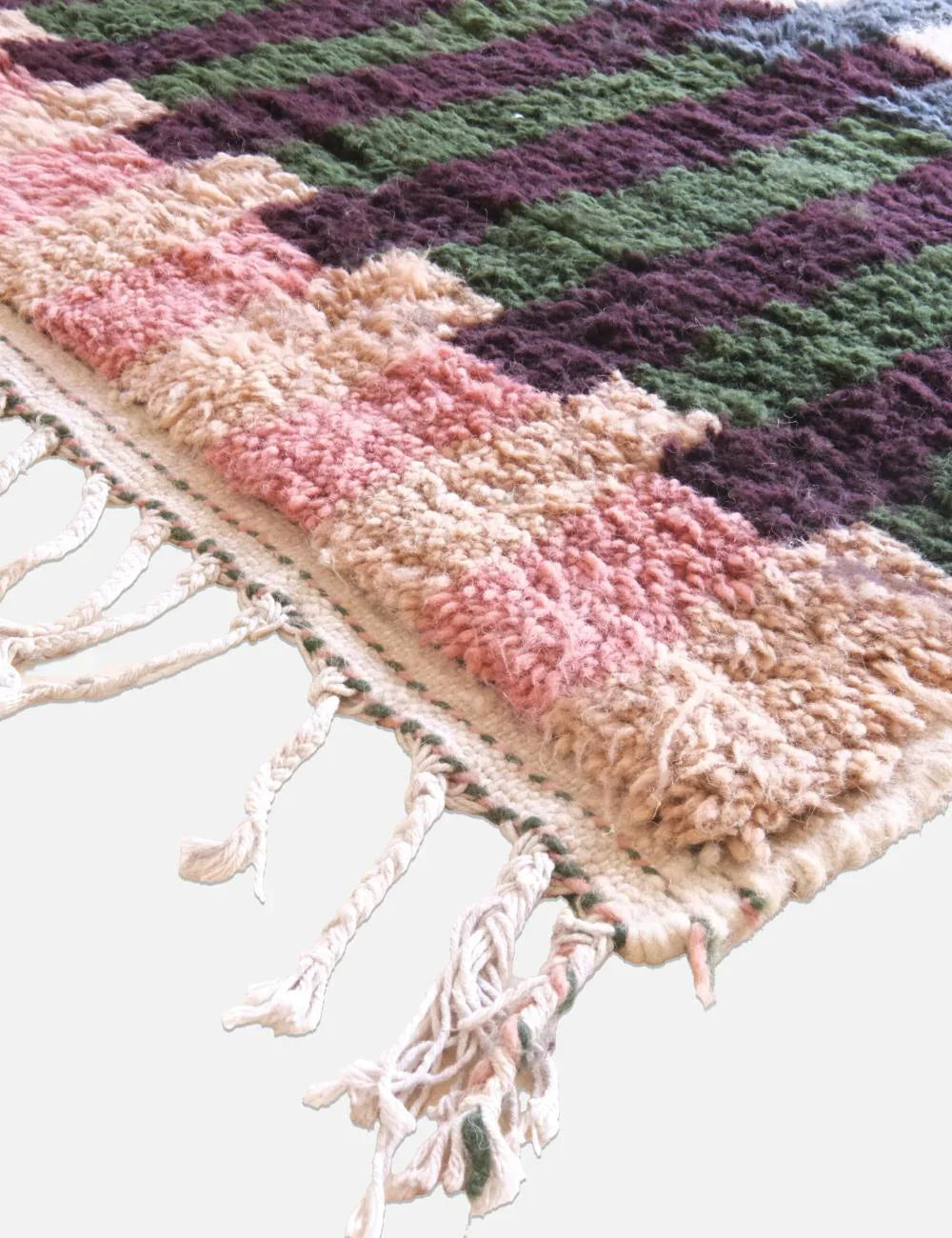 Moroccan Ourika Wool Rug 9.2 x 6.4 ft / 280 x 195 cm - Surcoma