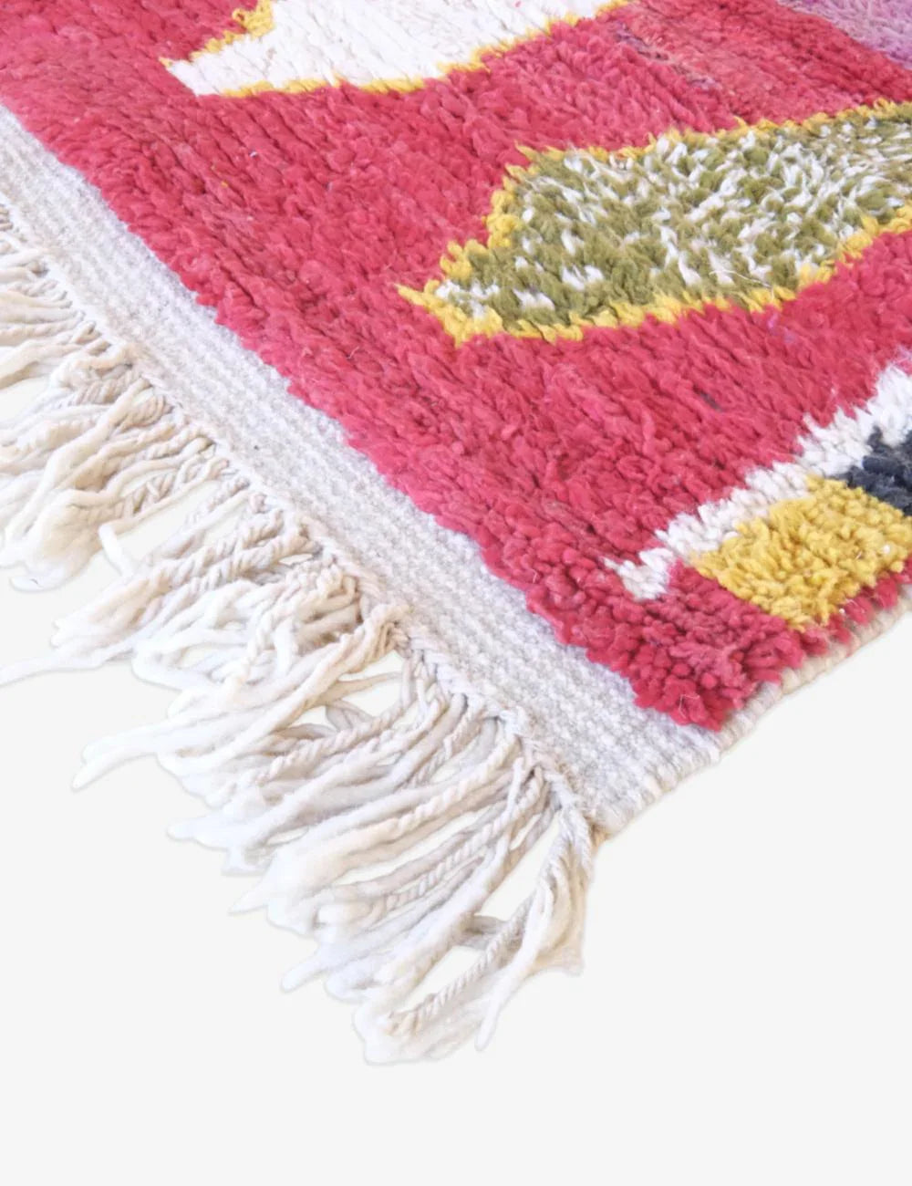 Moroccan Boujad Wool Rug 8.2 x 5.9 ft / 251 x 180 cm - Surcoma