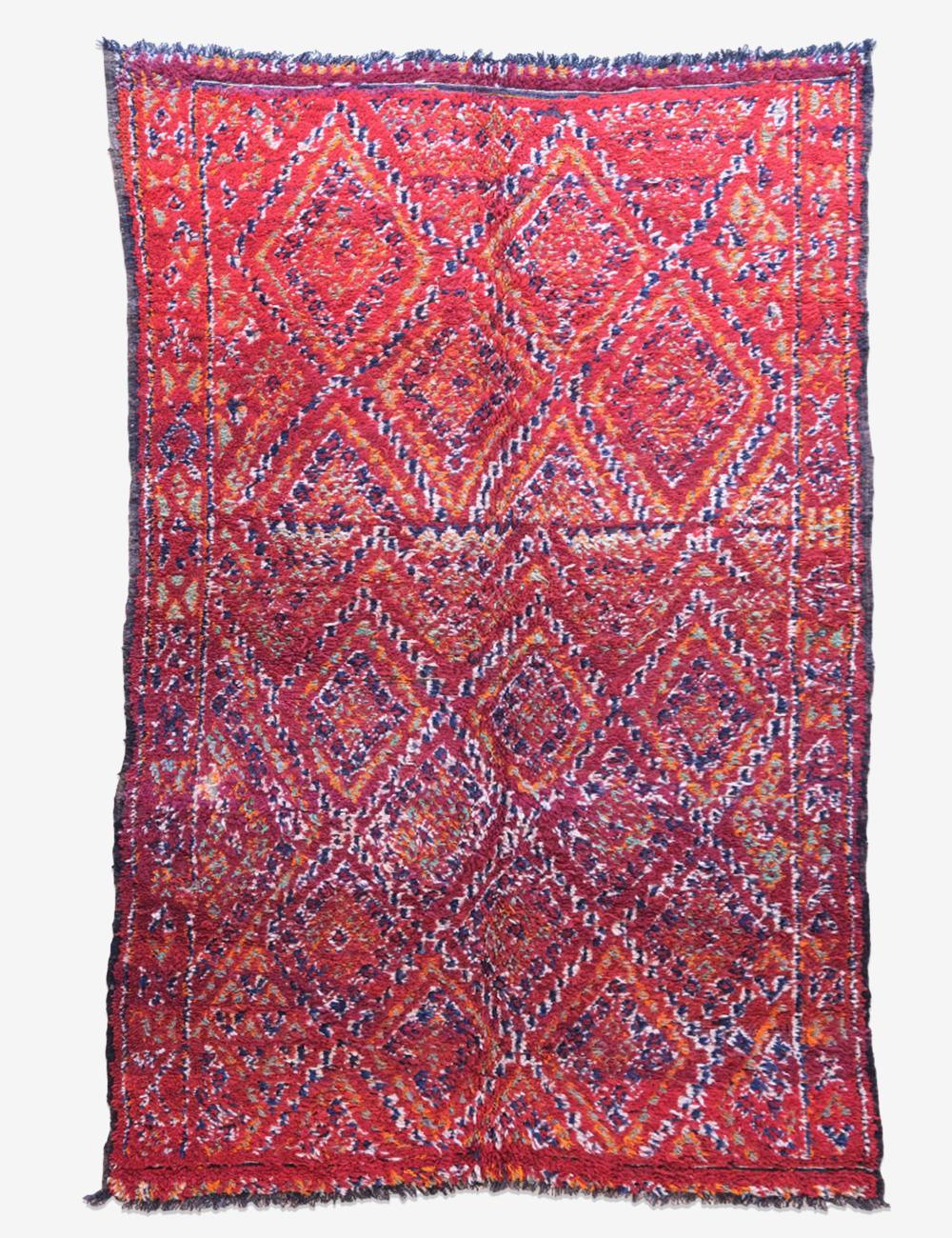Moroccan Red Collector Rug 10.2 x 6.1 ft / 310 x 188 cm - Surcoma