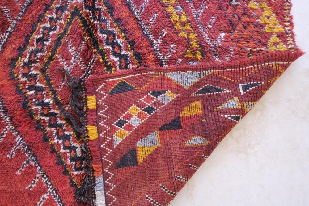 Moroccan Red Collector Rug 10.3 x 6.1 ft / 314 x 188 cm - Surcoma