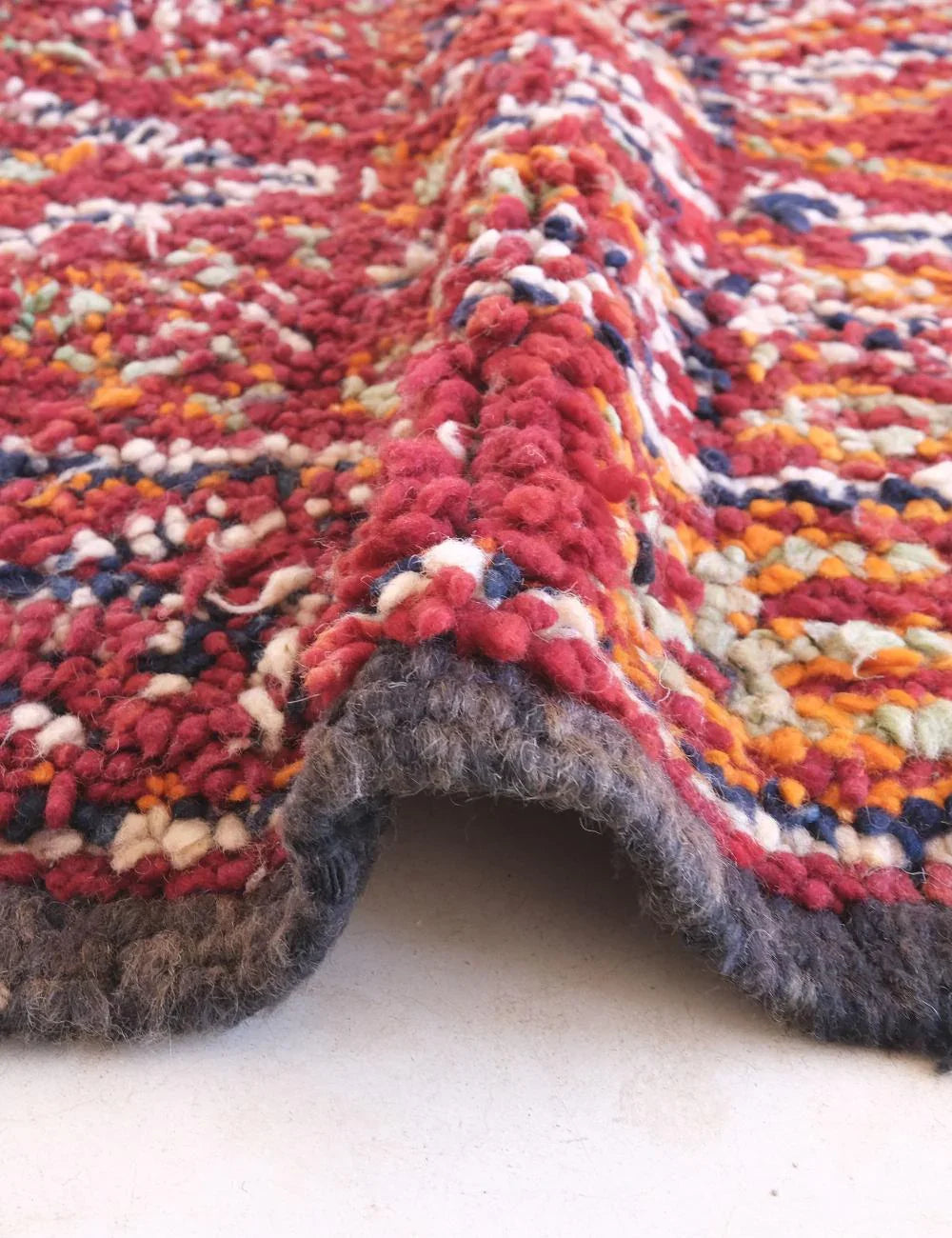 Moroccan Red Collector Rug 10.2 x 6.1 ft / 310 x 188 cm - Surcoma