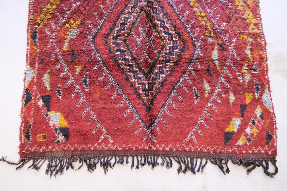Moroccan Red Collector Rug 10.3 x 6.1 ft / 314 x 188 cm - Surcoma
