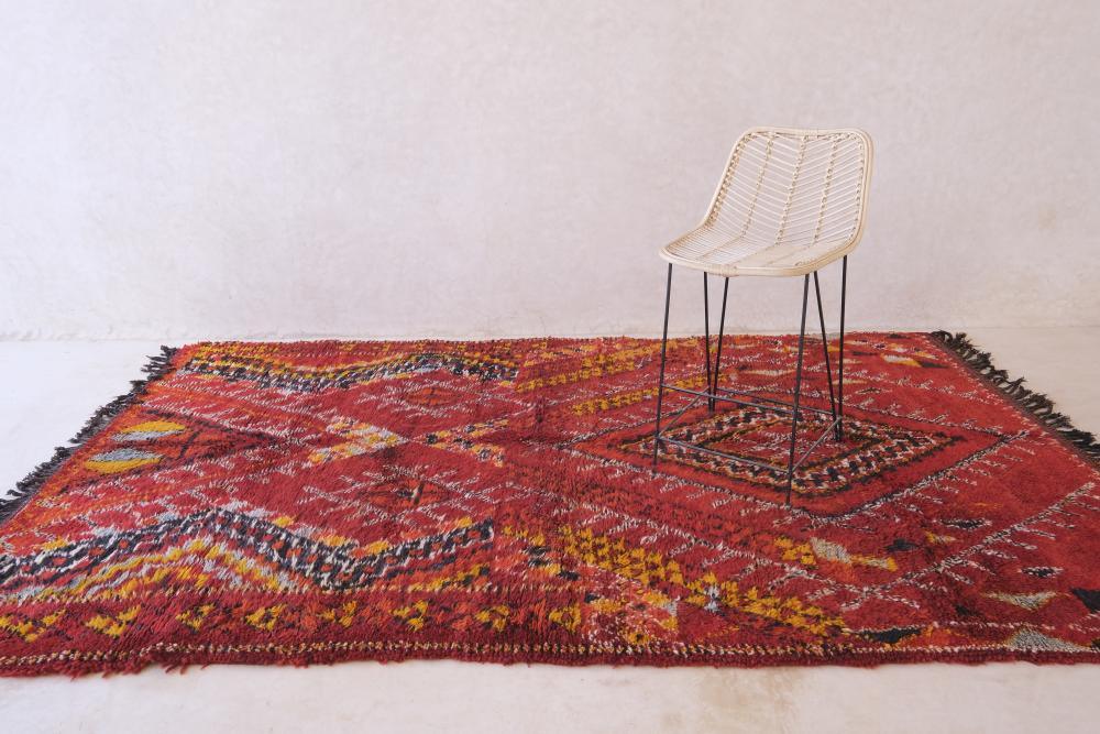 Moroccan Red Collector Rug 10.3 x 6.1 ft / 314 x 188 cm - Surcoma