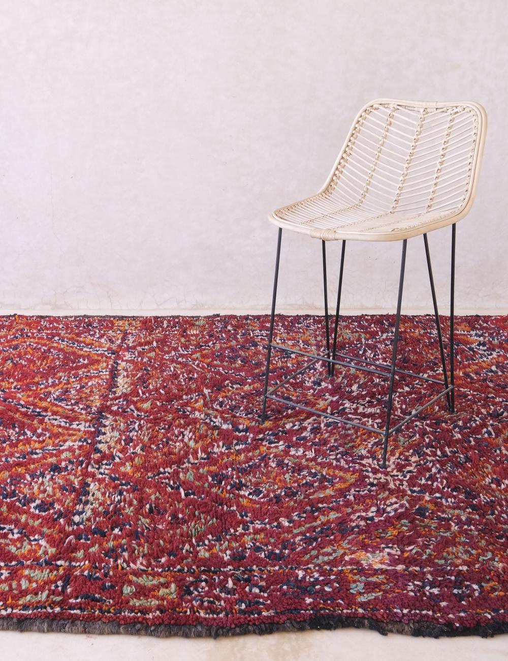 Moroccan Red Collector Rug 10.2 x 6.1 ft / 310 x 188 cm - Surcoma