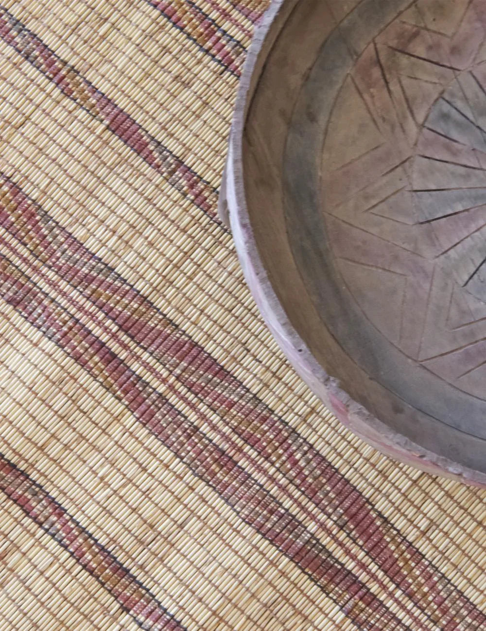 Mauritanian Tuareg Mat 5.6 x 3.9 ft / 172 x 120 cm - Surcoma