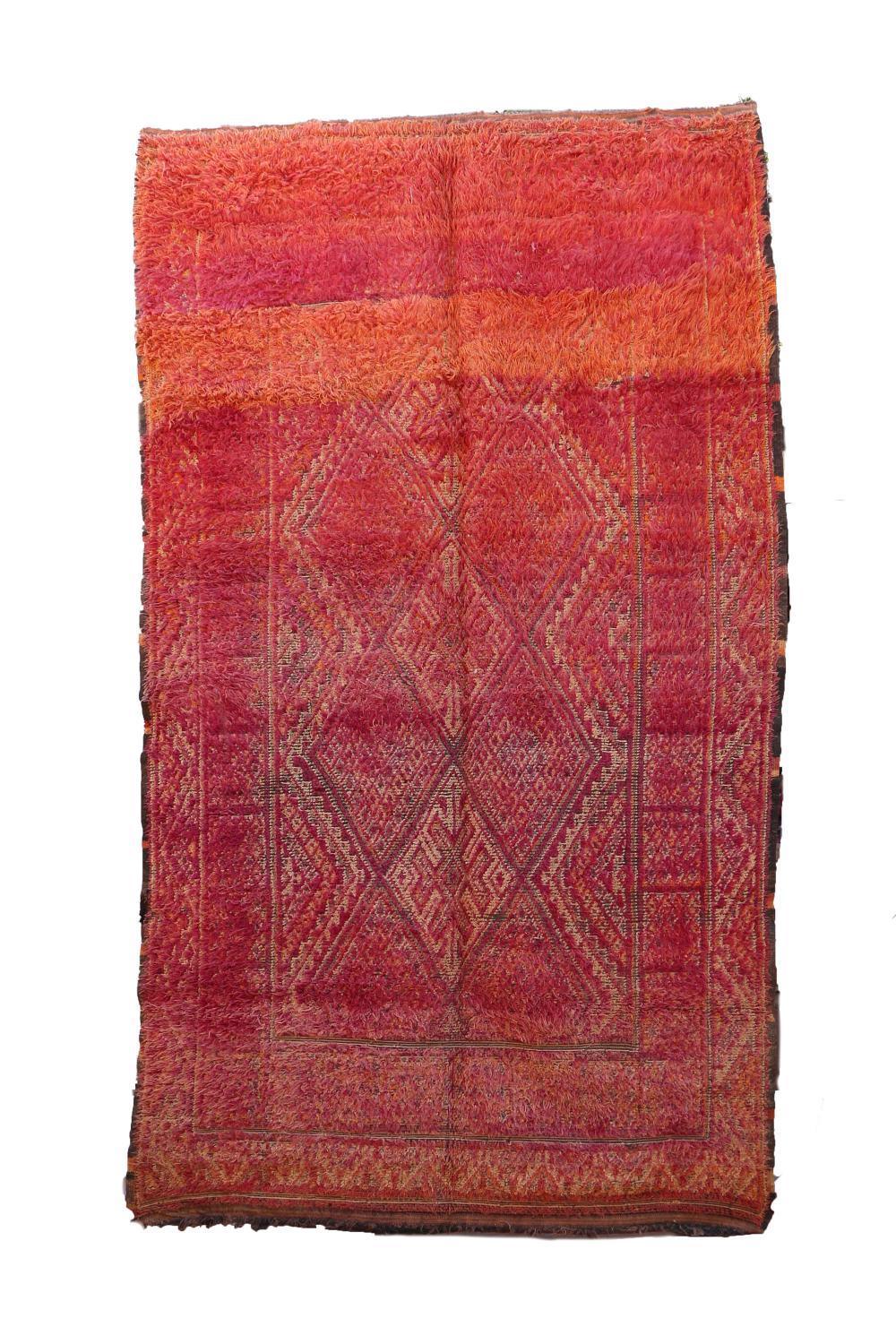 Moroccan Beni MGuild Wool Rug 10.6 x 6.2 ft / 322 x 190 cm - Surcoma