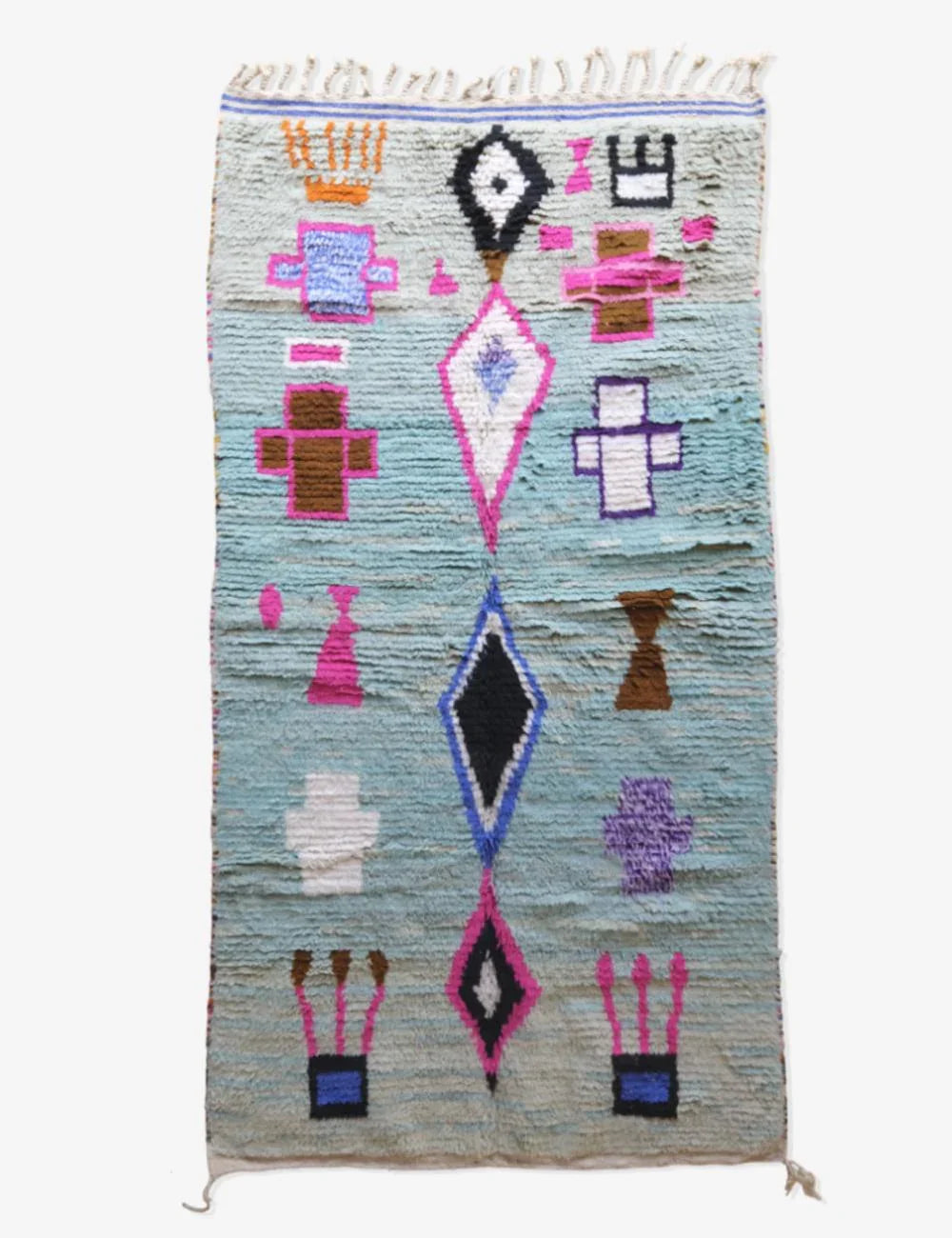 Moroccan Modern Area Rug 9 x 4.7 ft / 274 x 146 cm - Surcoma