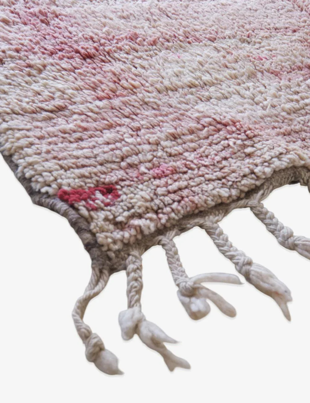 Neutral Boujad Moroccan Rug 8.8 x 5.6 ft / 267 x 173 cm - Surcoma