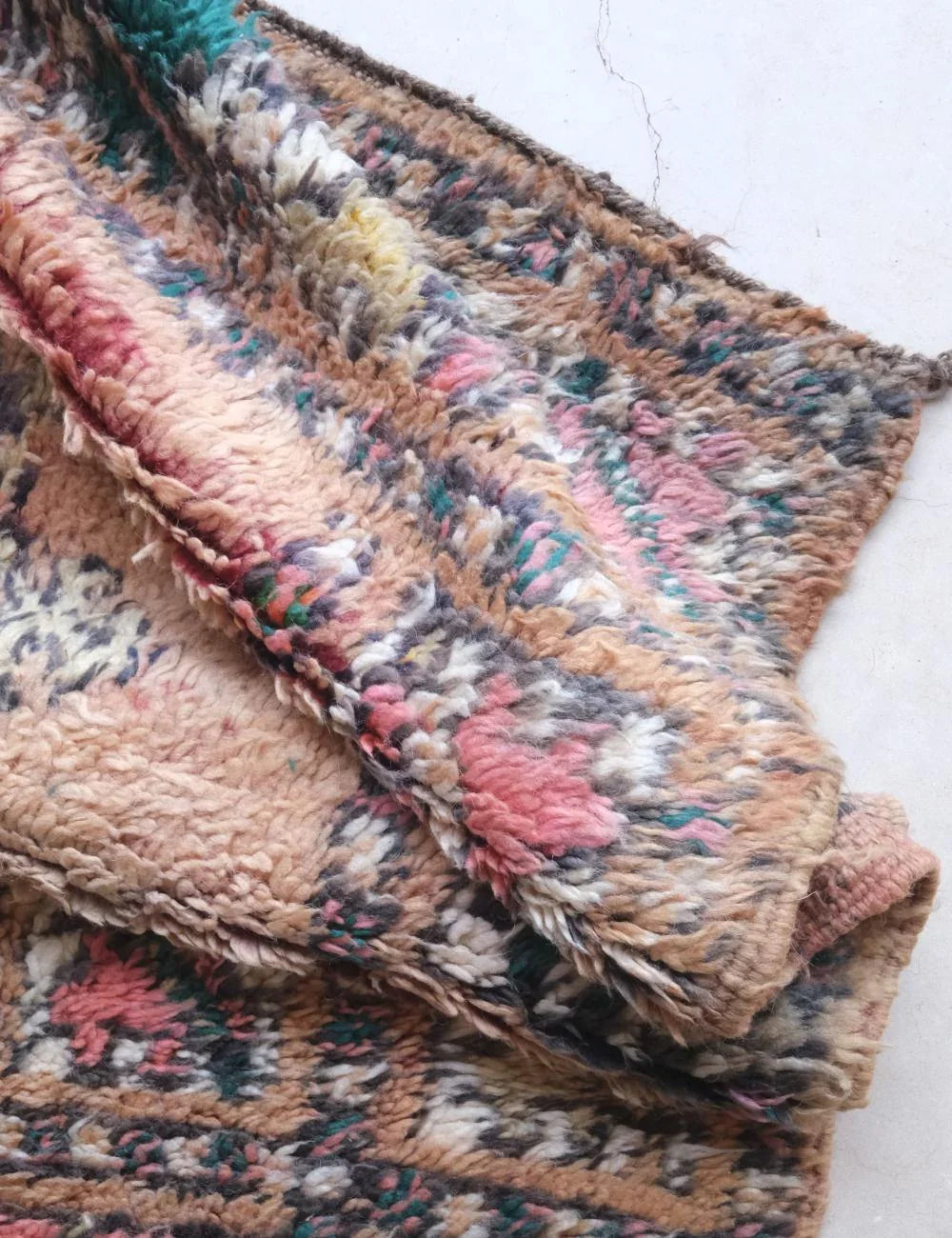Moroccan Tan Rug 10.6 x 5.6 ft / 323 x 172 cm - Surcoma