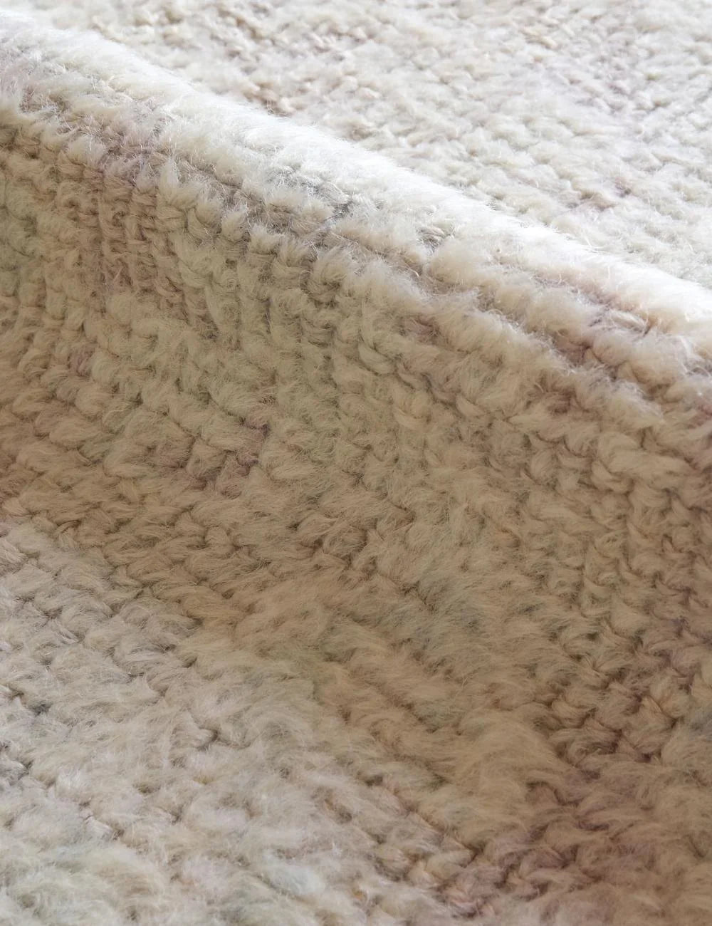 Handmade Moroccan Low Pile Rug 10.5 x 4.9 ft / 320 x 151 cm - Surcoma