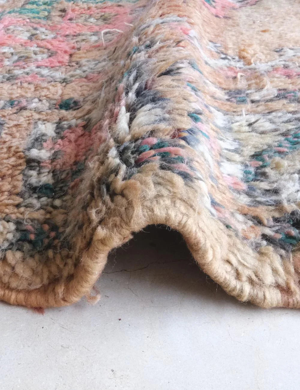 Moroccan Tan Rug 10.6 x 5.6 ft / 323 x 172 cm - Surcoma