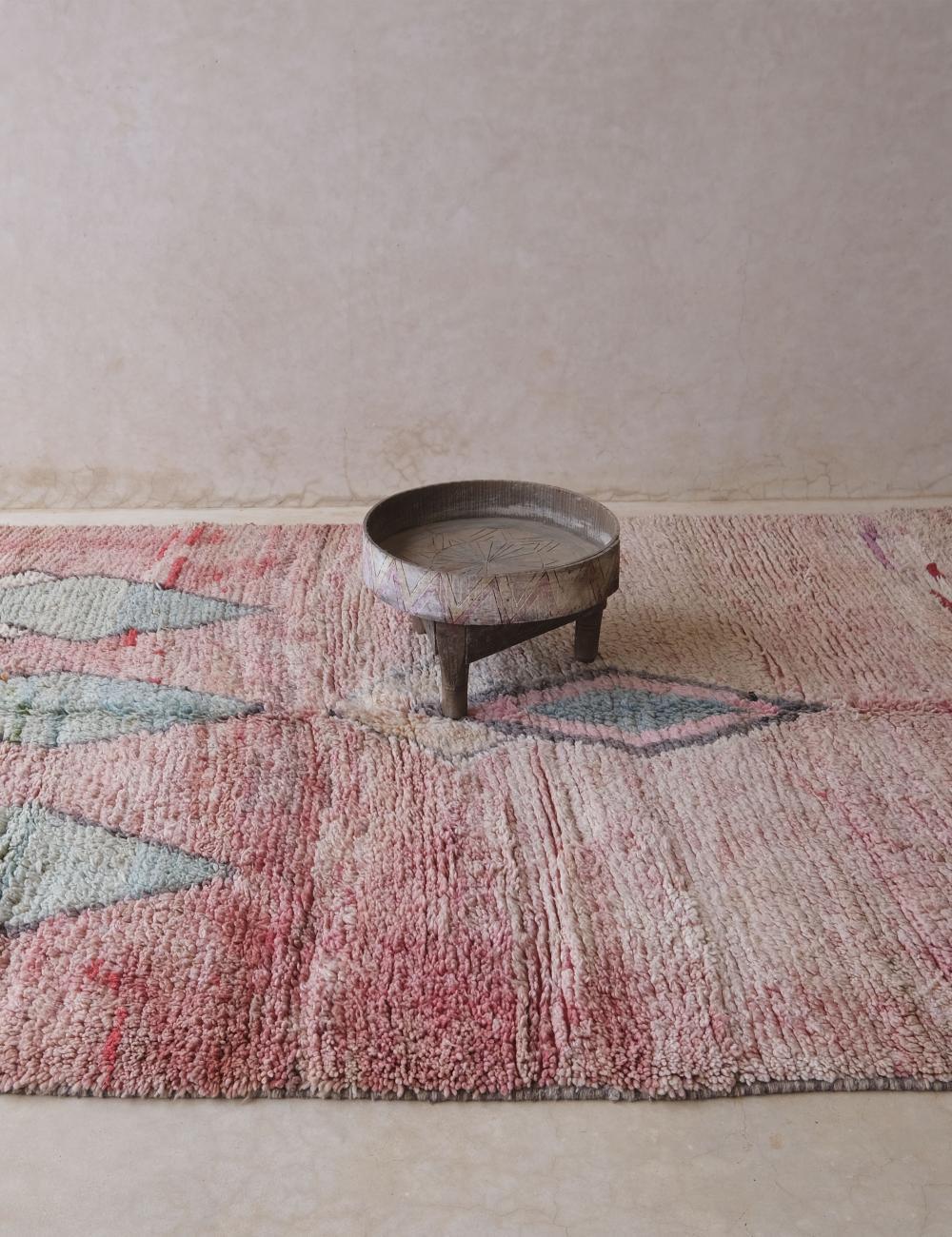 Neutral Boujad Moroccan Rug 8.8 x 5.6 ft / 267 x 173 cm - Surcoma