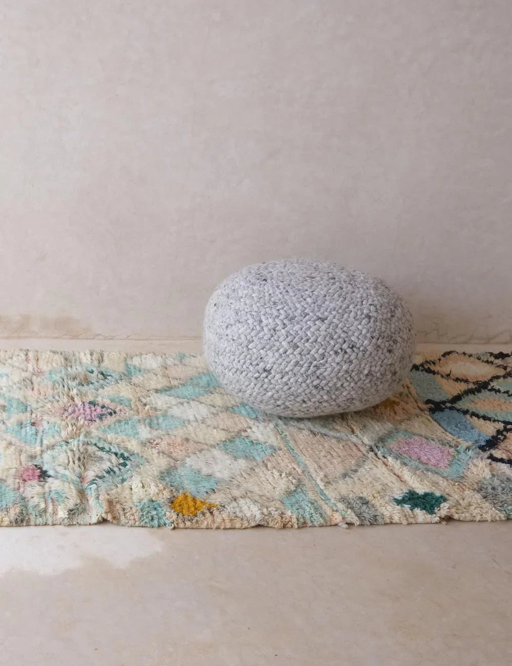 Neutral Hallway Moroccan Rug 11.2 x 3.6 ft / 340 x 110 cm - Surcoma