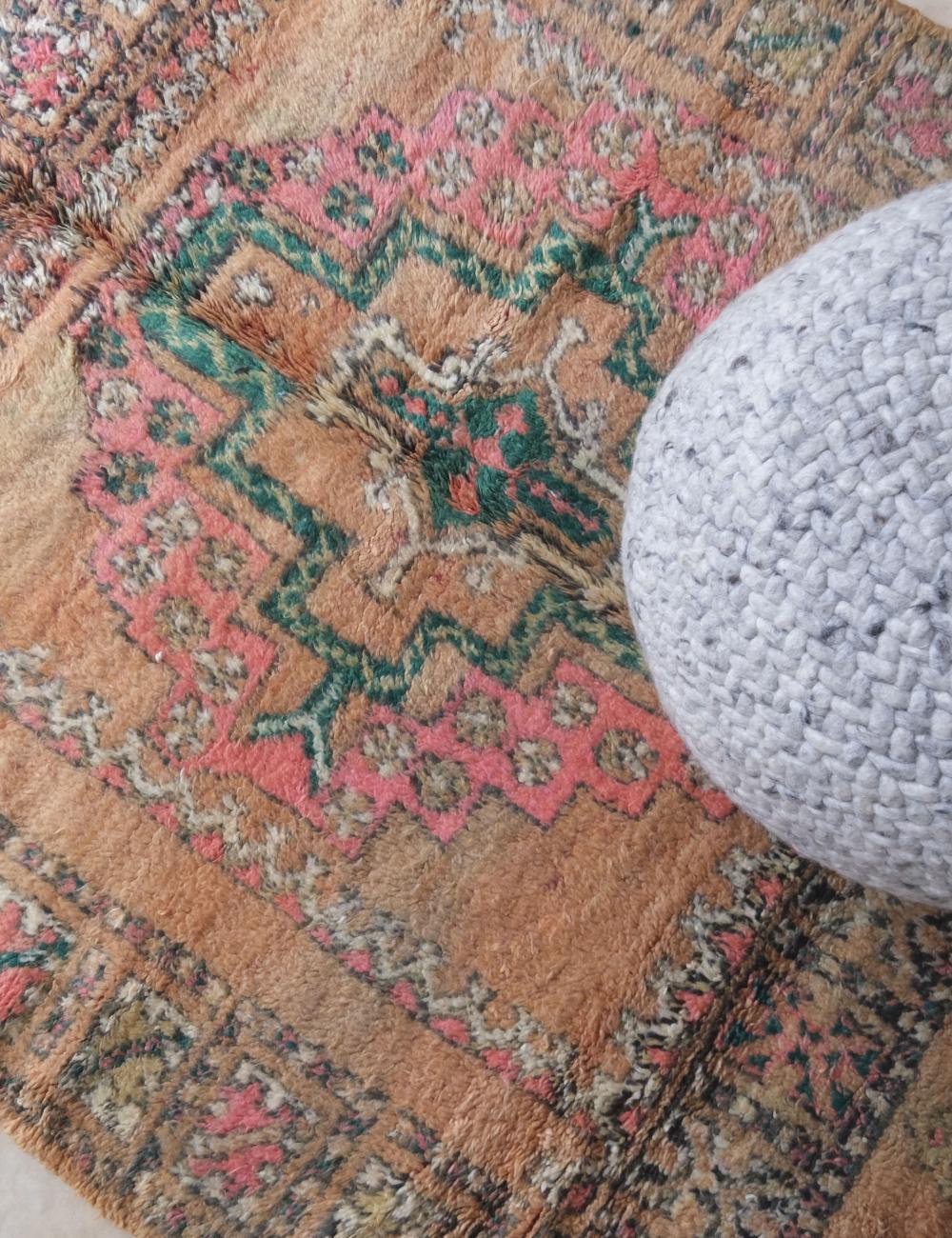 Moroccan Tan Rug 10.6 x 5.6 ft / 323 x 172 cm - Surcoma