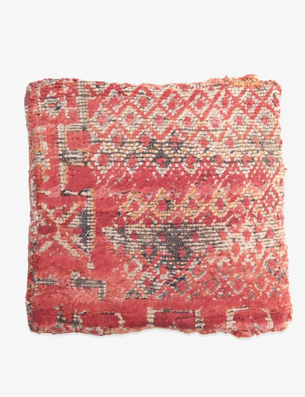 Moroccan Red Floor Pillow - Surcoma