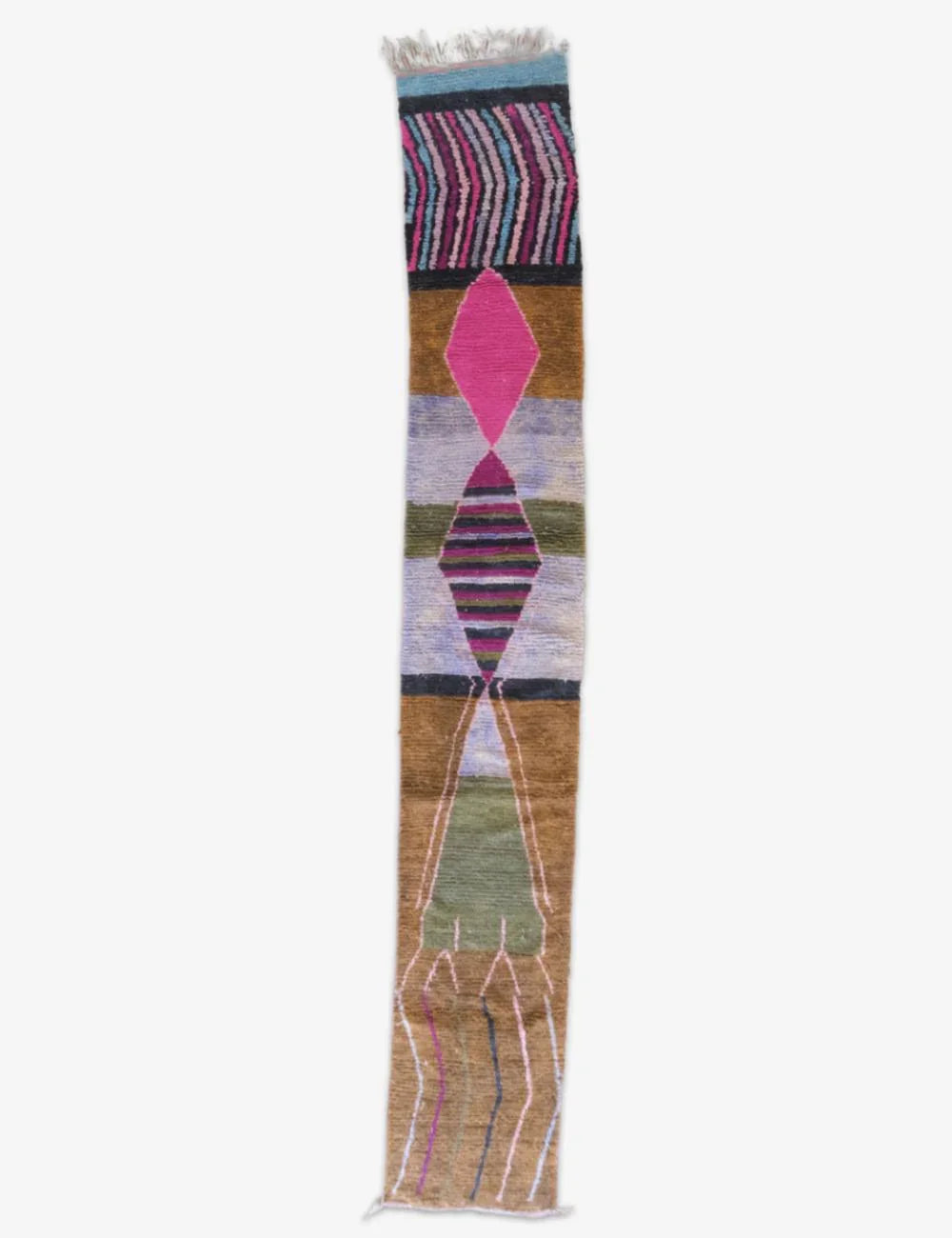 Moroccan Style Runner Rug 15.6 x 2.6 ft / 477 x 81 cm