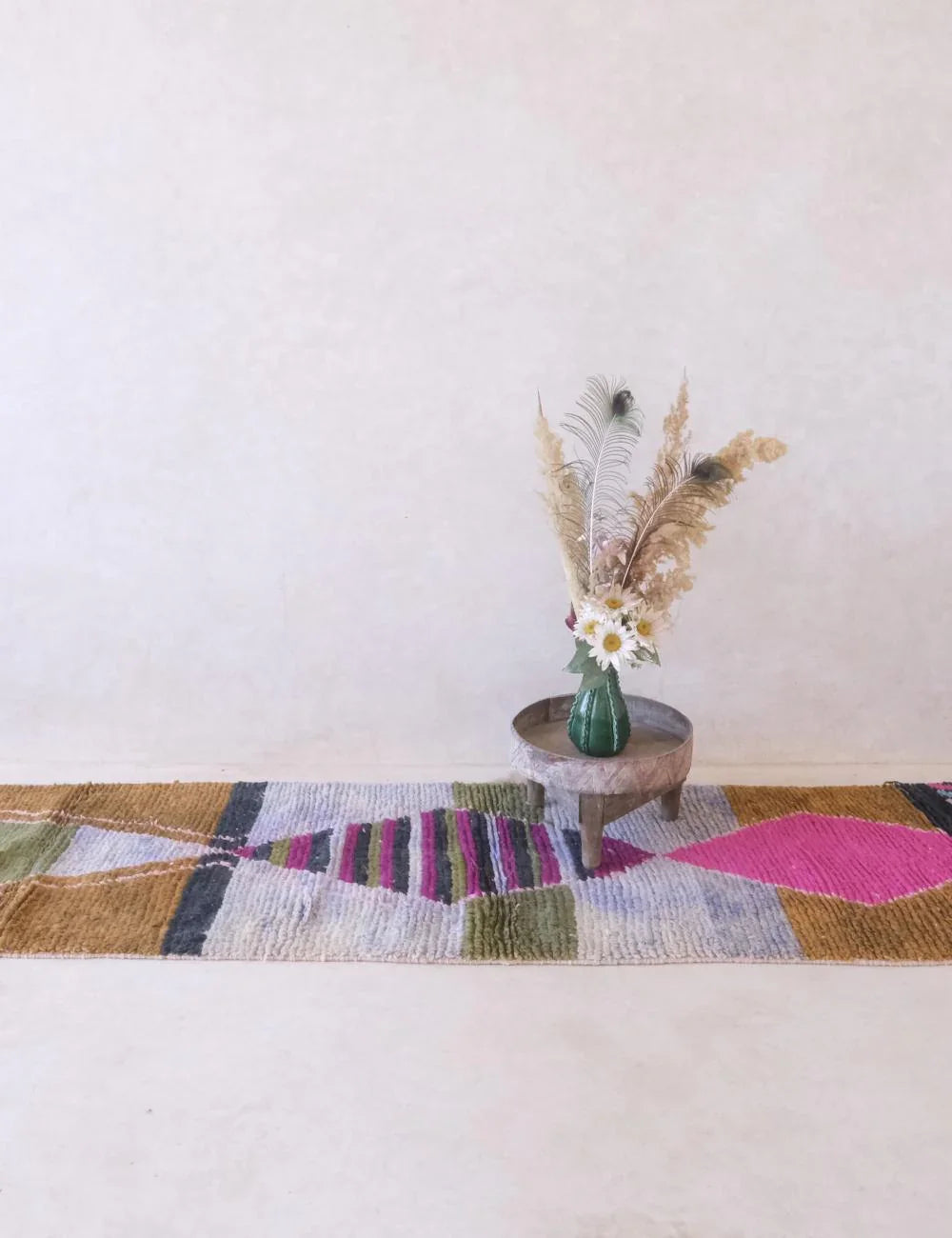 Moroccan Style Runner Rug 15.6 x 2.6 ft / 477 x 81 cm