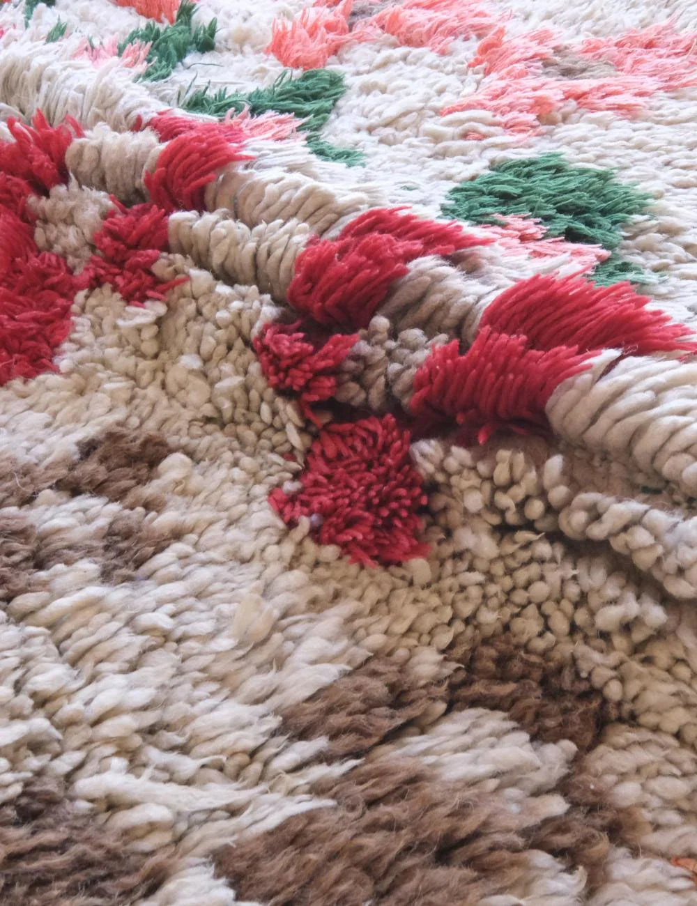 Moroccan Tribal Rug 6.1 x 2.4 ft / 187 x 76 cm