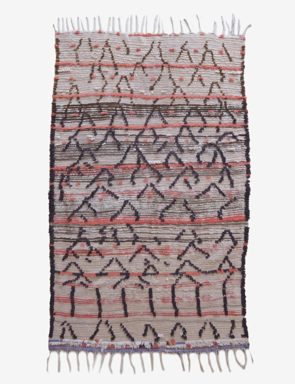 Moroccan Vintage Ourika Rug 6.8 x 4.1 ft / 208 x 125 cm