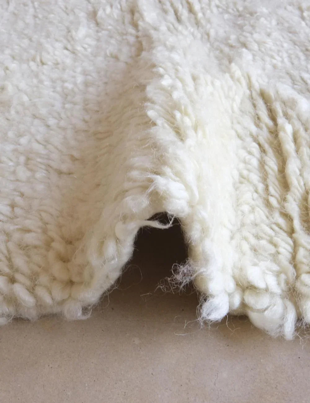 Moroccan White Beni Ourain Kilim Rug 9.6 x 6.2 ft / 292 x 191 cm - Surcoma