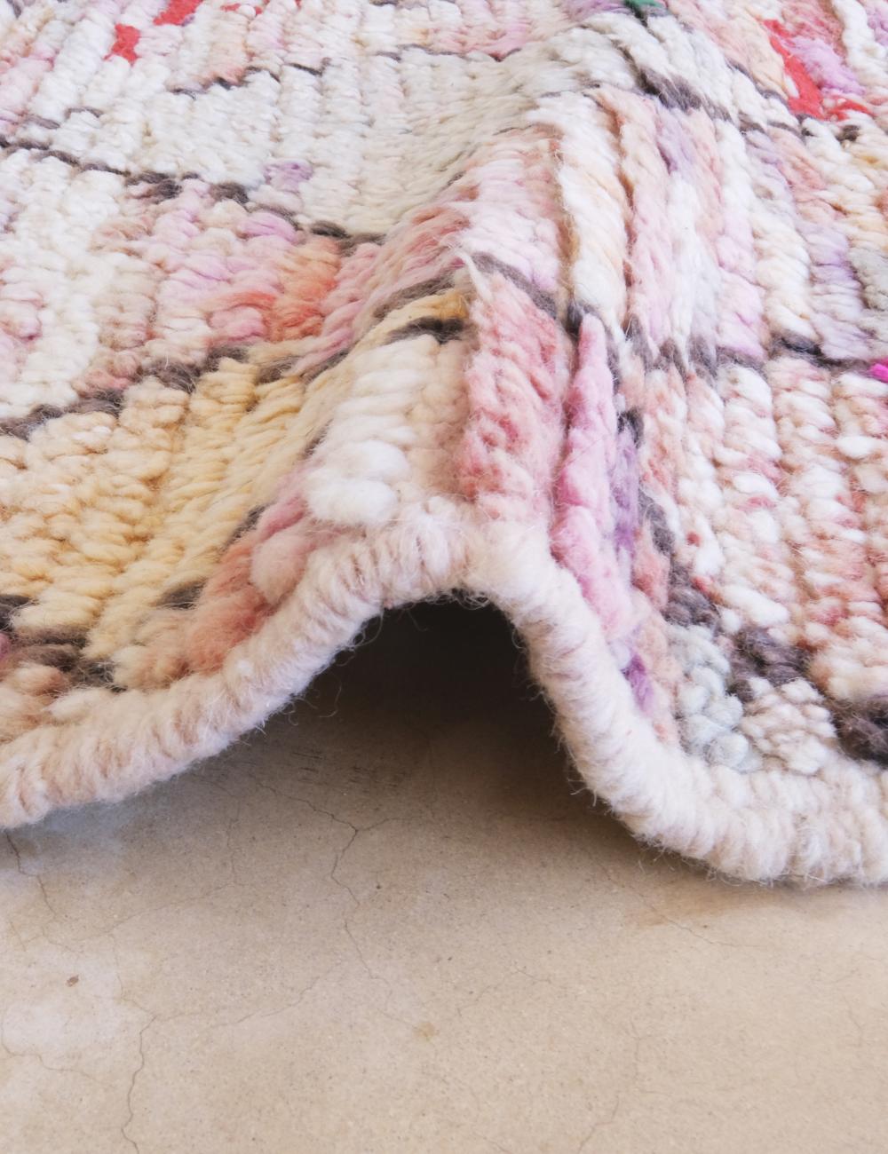 Moroccan Neutral Runner Rug 9.7 x 2.3 ft / 295 x 70 cm