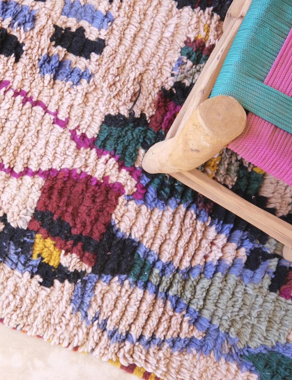 Moroccan Wool Hallway Rug 13.5 x 2.7 ft / 410 x 84 cm