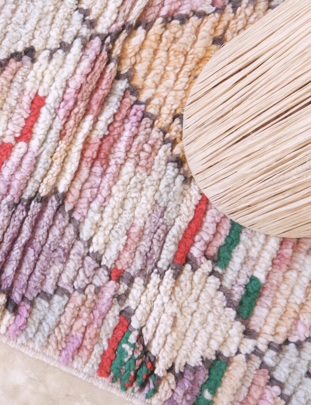 Moroccan Neutral Runner Rug 9.7 x 2.3 ft / 295 x 70 cm