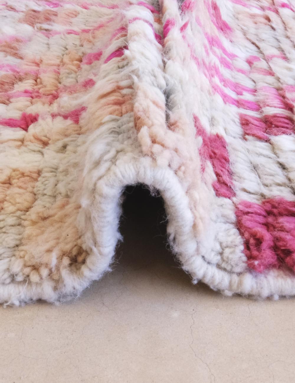 Modern Moroccan Runner Rug 12.8 x 2.7 ft / 391 x 83 cm