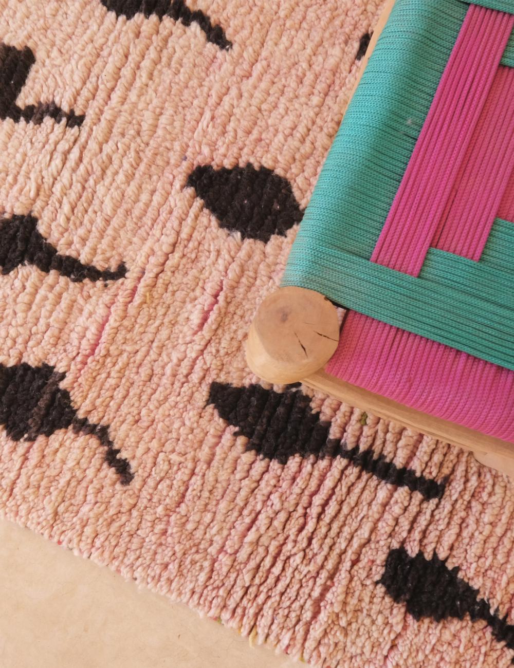 Moroccan Runner Wool Rug 13.4 x 3 ft / 407 x 92 cm