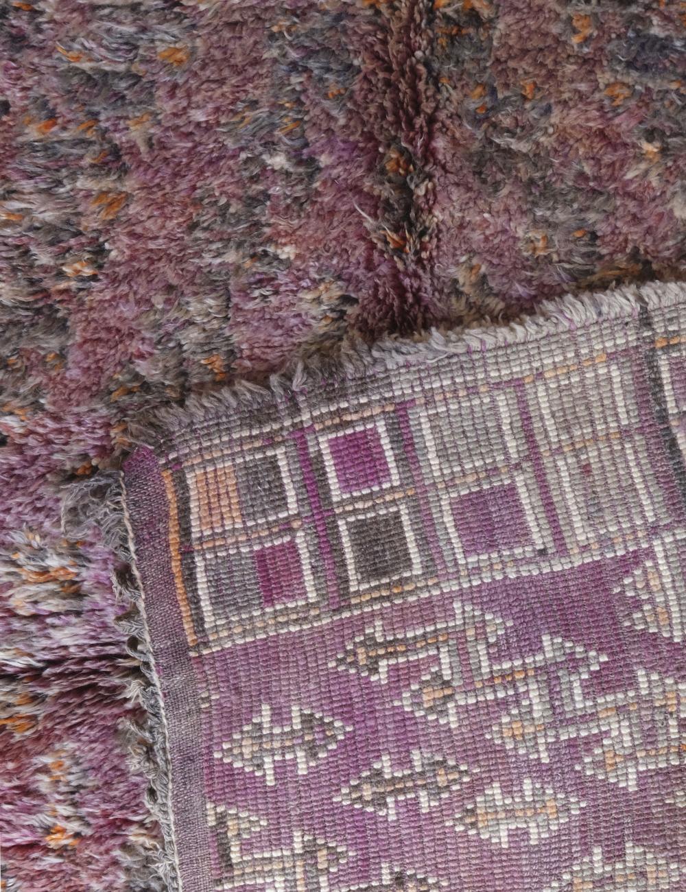 Moroccan Zayan Purple Rug 9.6 x 5.8 ft / 292 x 177 cm - Surcoma