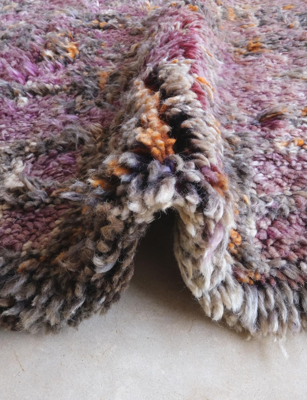Moroccan Zayan Purple Rug 9.6 x 5.8 ft / 292 x 177 cm - Surcoma