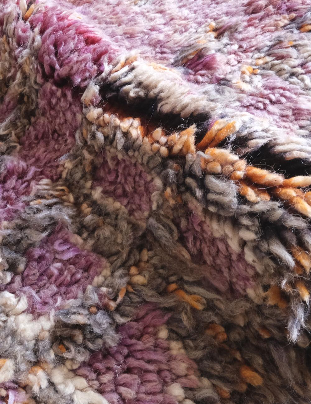 Moroccan Zayan Purple Rug 9.6 x 5.8 ft / 292 x 177 cm - Surcoma
