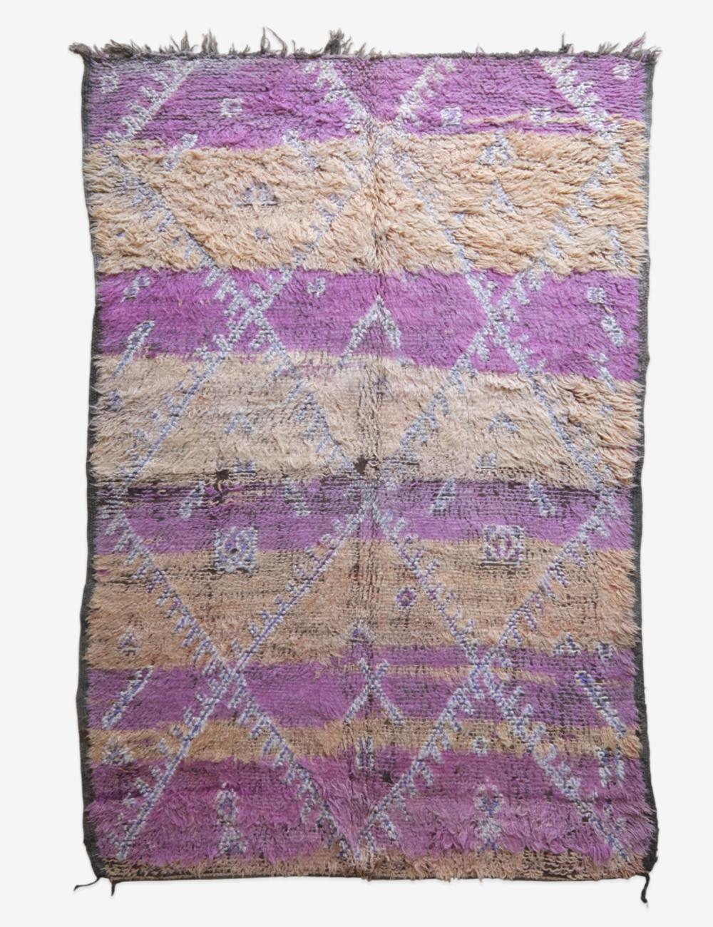 Moroccan Zayan Wool Rug 7.2 x 4.8 ft / 220 x 147 cm - Surcoma