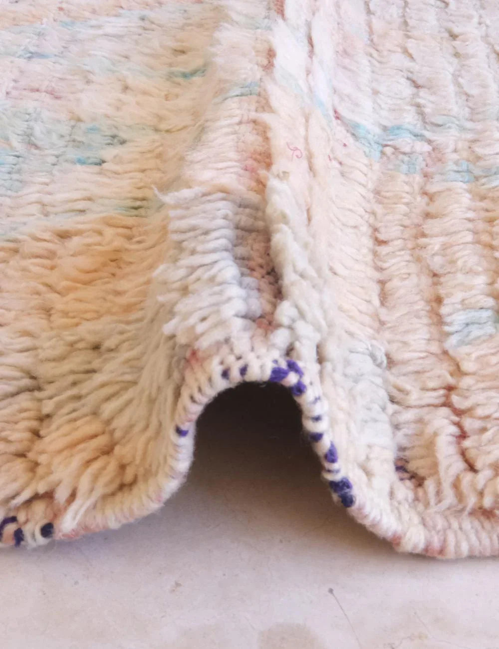 Neutral Moroccan Runner Rug 9.9 x 3.4 ft / 303 x 106 cm - Surcoma