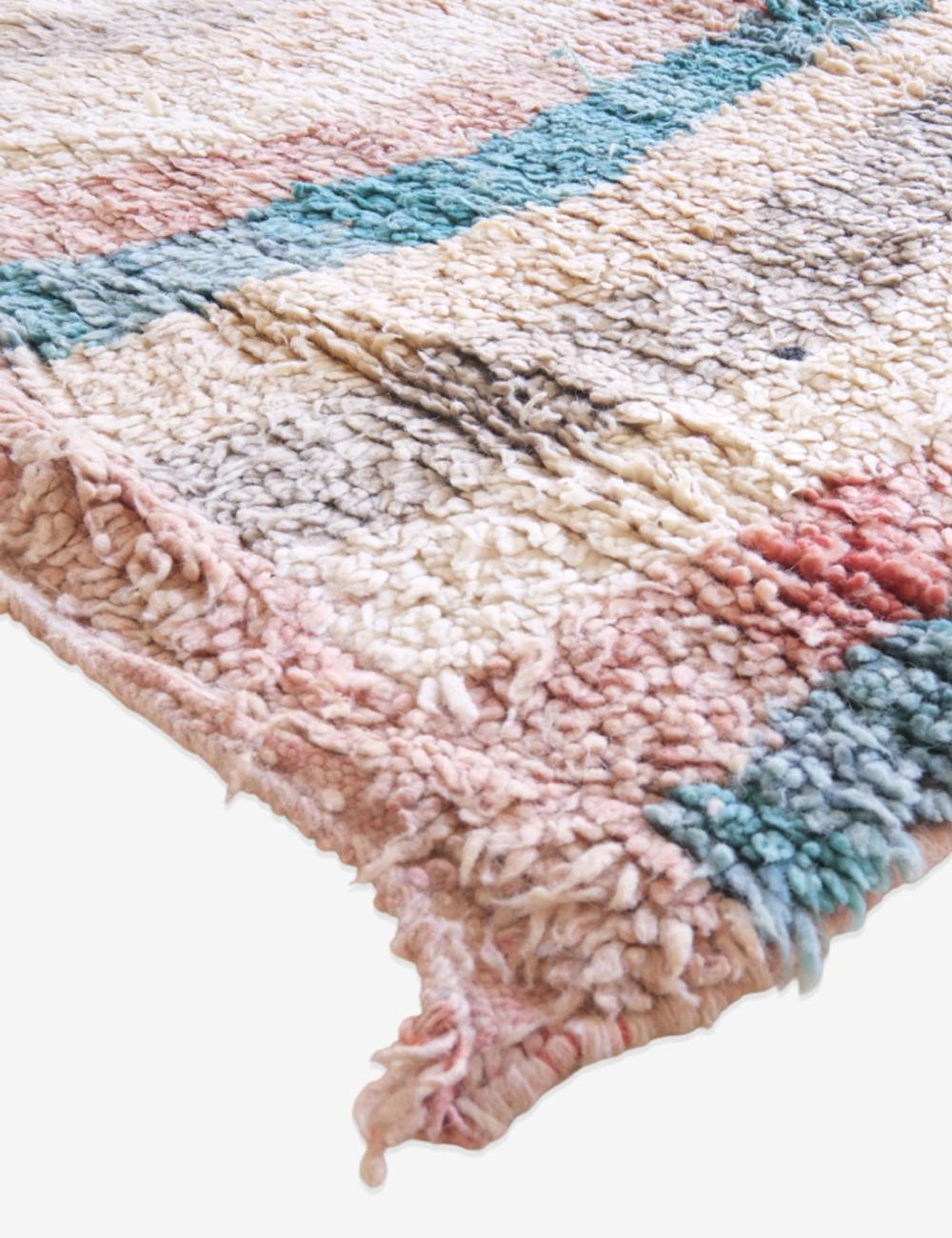 Neutral Moroccan Wool Rug 9.5 x 6.5 ft / 289 x 200 cm