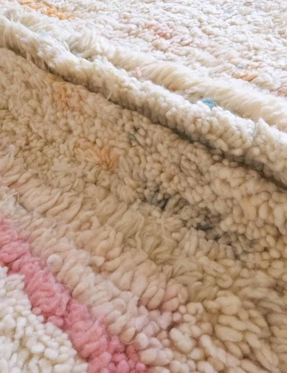 Abstract Moroccan Wool Rug 10.1 x 8.7 ft / 307 x 267 cm - Surcoma