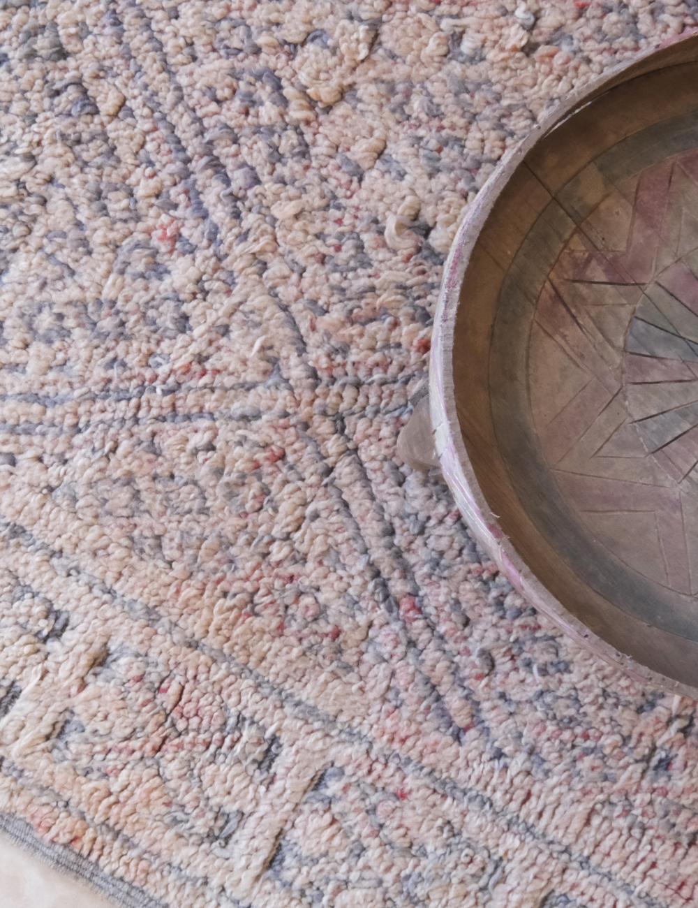 Neutral Vintage Beni MGuild Rug 11.3 x 6 ft / 345 x 183 cm