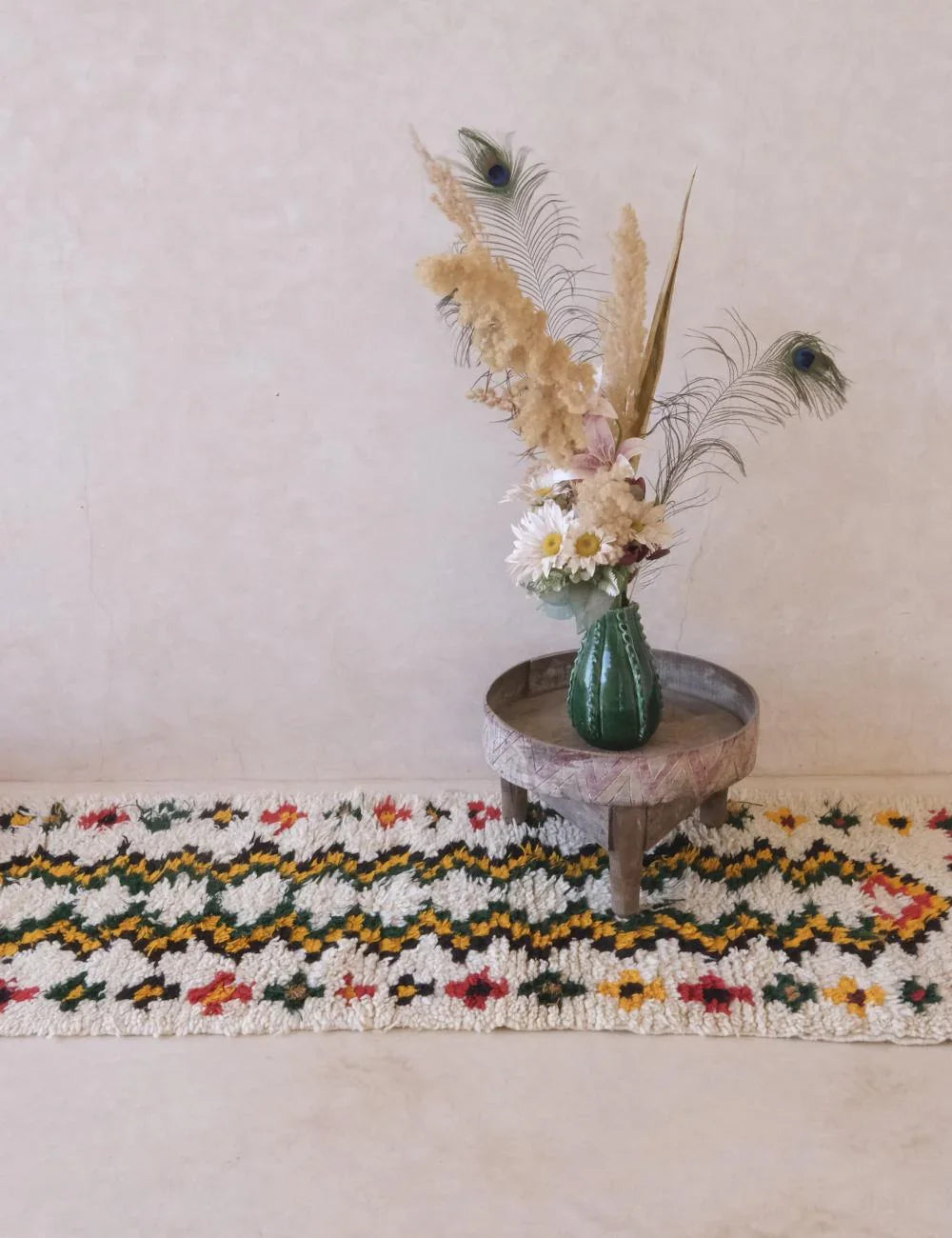 Ourika Moroccan Runner Rug 5.8 x 2.3 ft / 177 x 70 cm - Surcoma