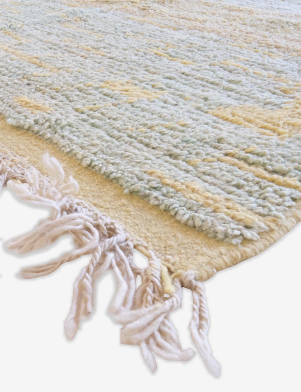 Pastel Green Boujad Moroccan Rug 8.8 x 5.5 ft / 267 x 170 cm