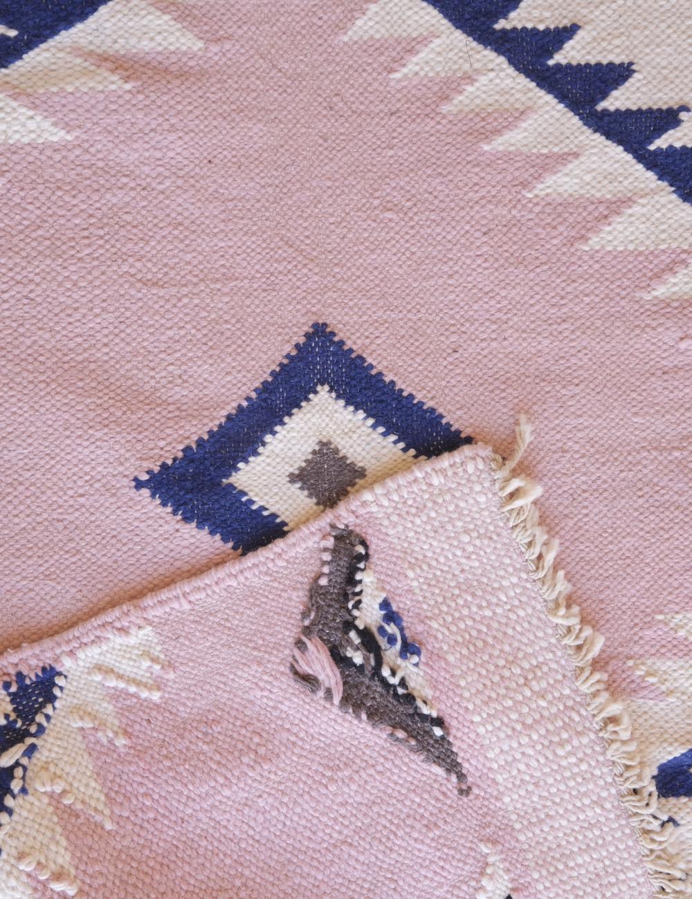 Pink Geometric Moroccan Rug 10.1 x 6.8 ft / 308 x 209 cm - Surcoma