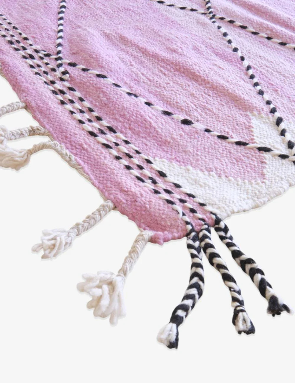 Pink Kilim Moroccan Rug 8 x 5.6 ft / 245 x 171 cm - Surcoma